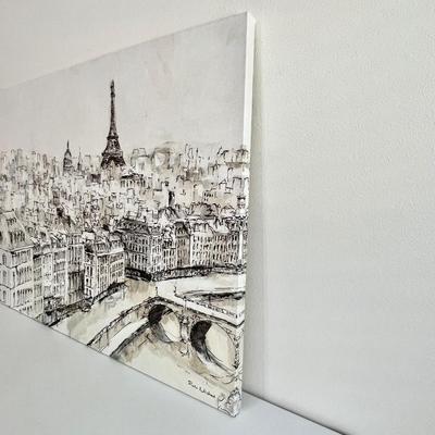 Paris Wrapped Canvas Print By PIOTR MICHEL