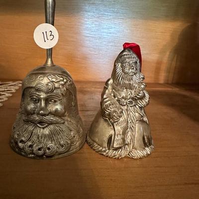 Vintage Chrstimas Bells (Santa)