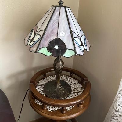 Mid Century Tiffany style Lamp