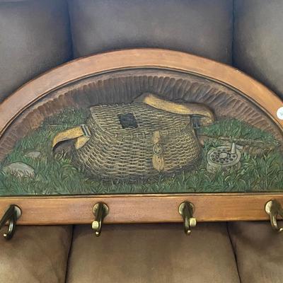 Gone Fishing carved by Big Sky Carvers