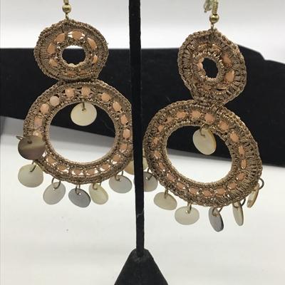 Number 8 designed fashion earrings