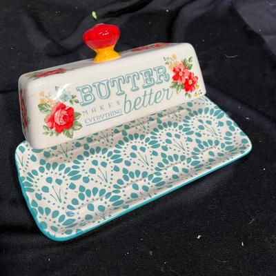 Pioneer woman butter dish