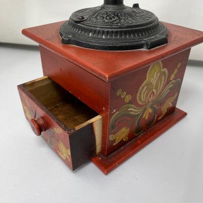 Antique coffee grinder