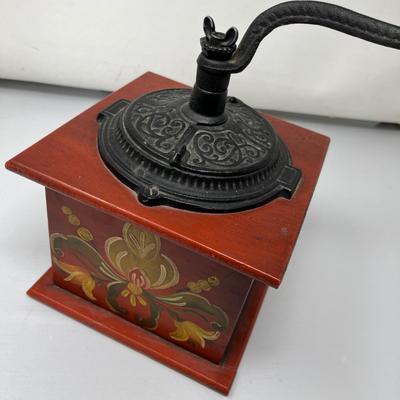 Antique coffee grinder