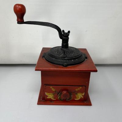 Antique coffee grinder