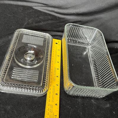 Glass left overs box