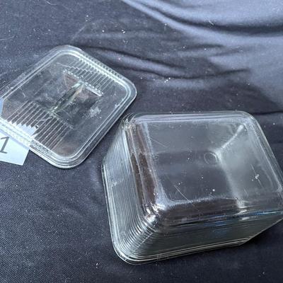 Glass leftovers box