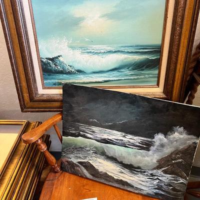 Original ocean oil paintings