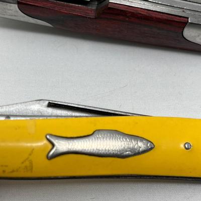 Lot of 3 pocket knives