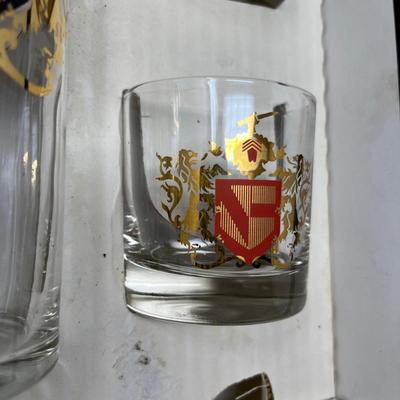 Federal Glass 50s Drink set