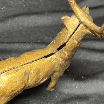Cast Iron Deer penny bank