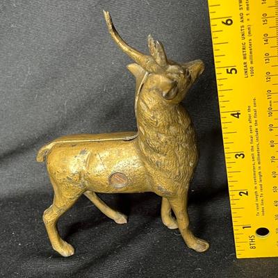 Cast Iron Deer penny bank