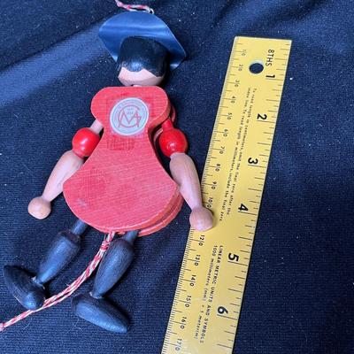 Western Cowgirl pull toy
