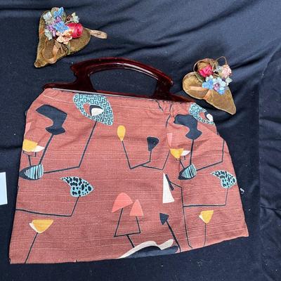 Barkcloth bag