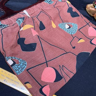 Barkcloth bag