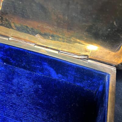 Silverplate jewelry box