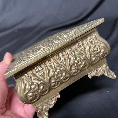 Silverplate jewelry box