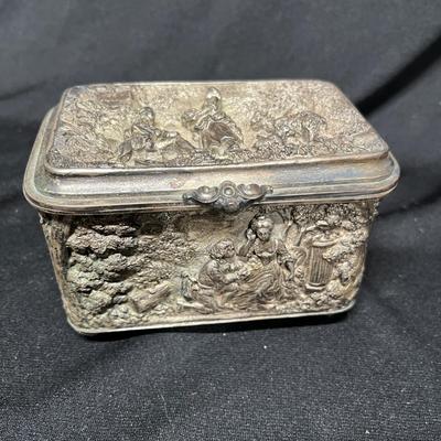 Silver plate box