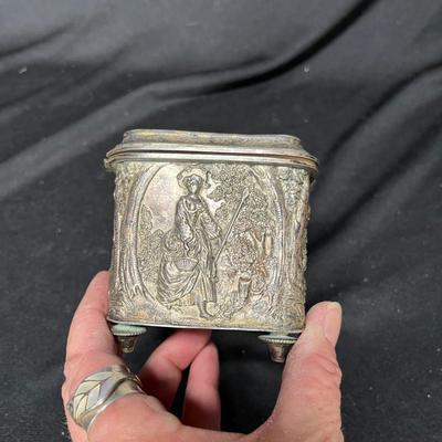 Silver plate box