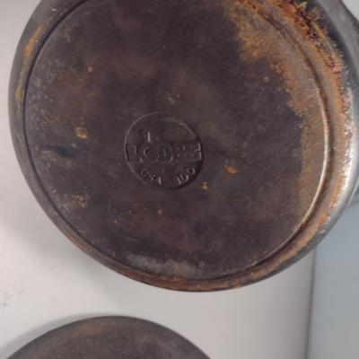 Lodge Cast Iron Covered Dutch Oven- Approx 10 1/2" in Diameter, 4" Deep
