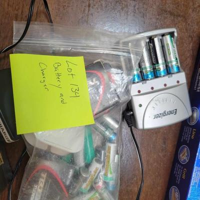 Batteries and charger