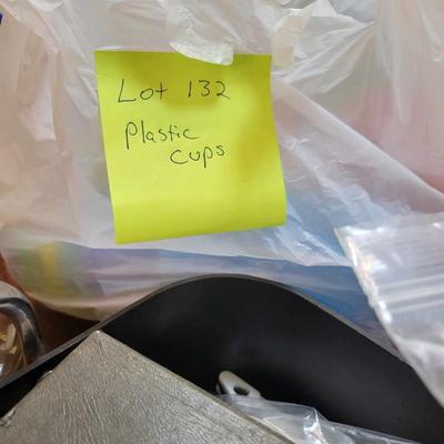 Lot of plastic cups