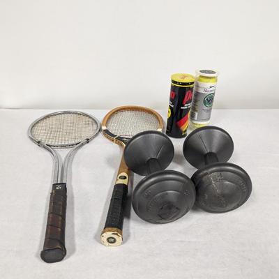 Tennis Rackets & Weights
