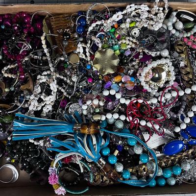Tray of Costume Jewelry - Family Jewels. 
