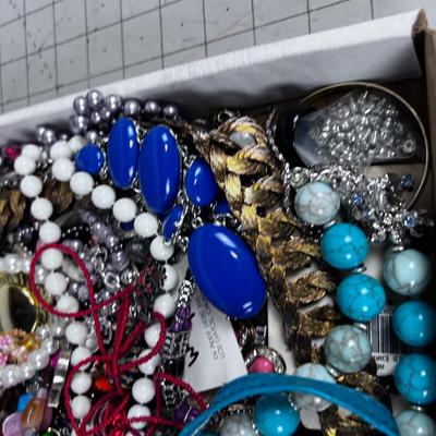 Tray of Costume Jewelry - Family Jewels. 
