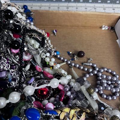 Tray of Costume Jewelry - Family Jewels. 
