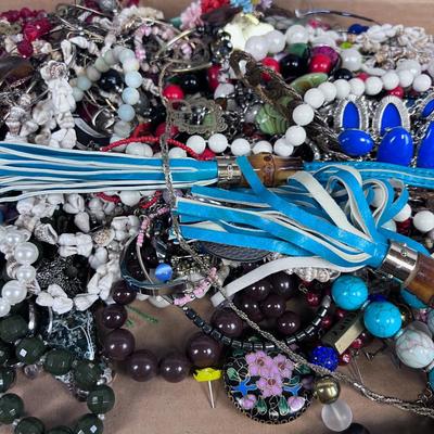 Tray of Costume Jewelry - Family Jewels. 