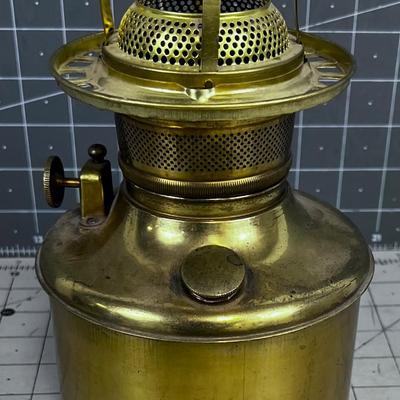 Antique Brass Oil Lamp Insert