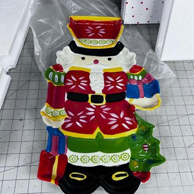Temptations, GIFT READY - Nutcracker Soldier Serving Plater - WINTER WHIMSEY is the Name. 