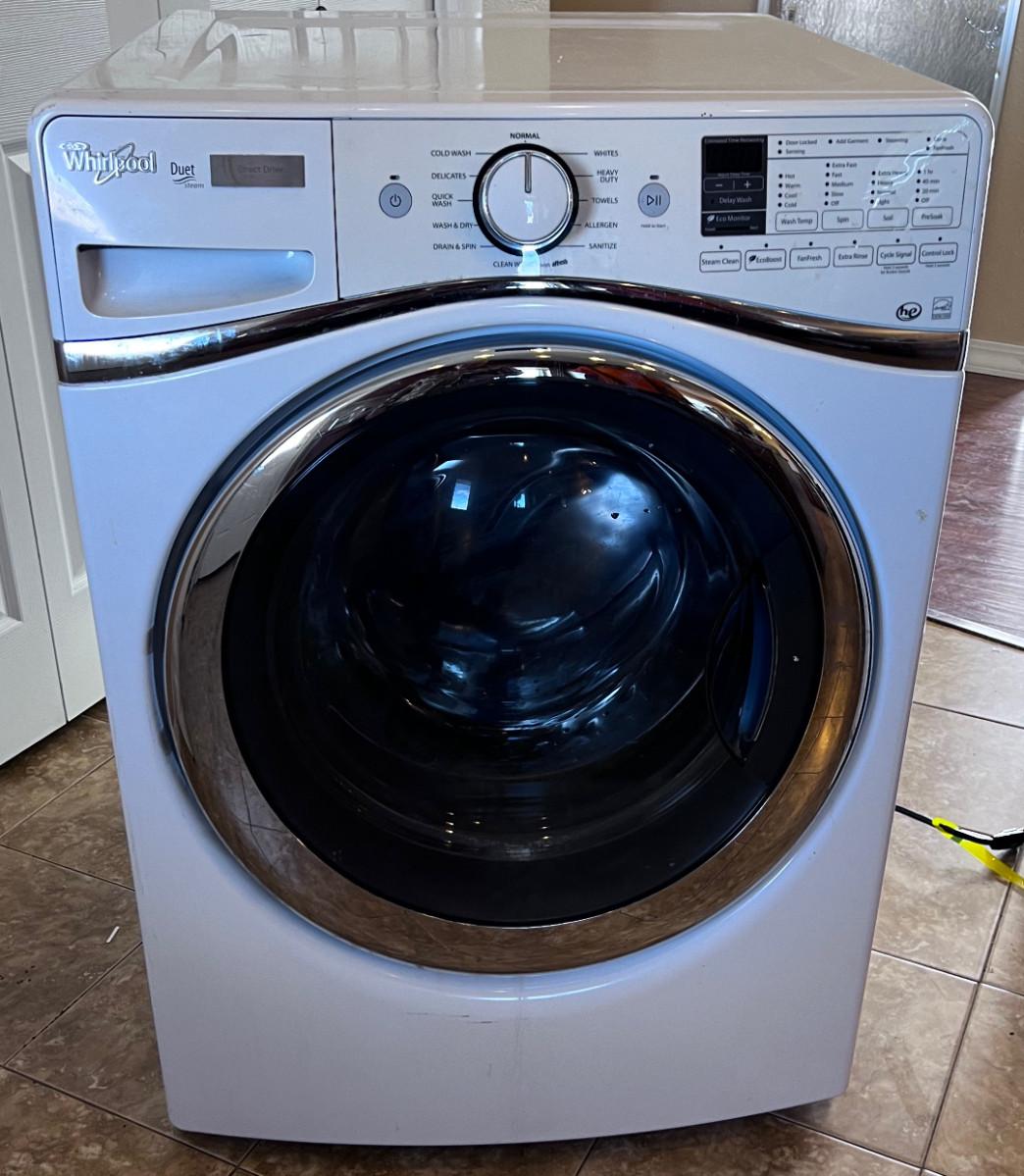 Whirlpool Front Load Washer Stainless Drum