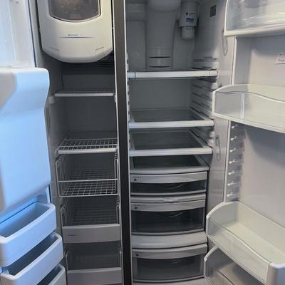 Stainless GE Profile Refrigerator/Freezer Ice Maker