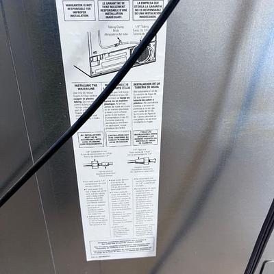 Stainless GE Profile Refrigerator/Freezer Ice Maker
