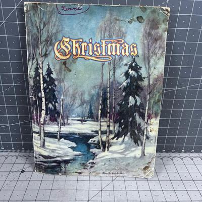 Vintage American Annual Christmas Book of Literature and Art. Date 1942 