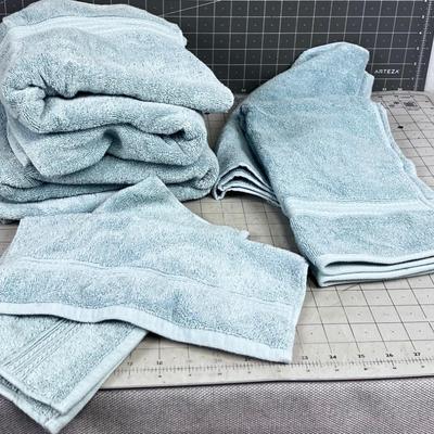 Turquoise Towel Set 2 Bath, 2 Wash, 2 Hand