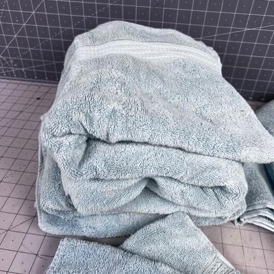Turquoise Towel Set 2 Bath, 2 Wash, 2 Hand