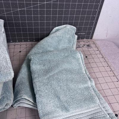 Turquoise Towel Set 2 Bath, 2 Wash, 2 Hand