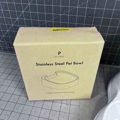 Pet Bowl Food and Water -  Small Dog or any Cat