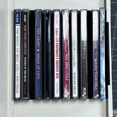 Case of CD's; Some Rock, Some Easy Listen