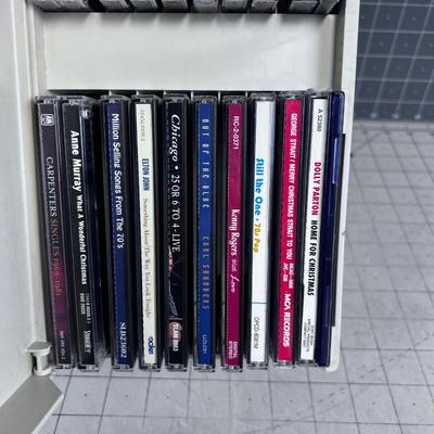 Case of CD's; Some Rock, Some Easy Listen