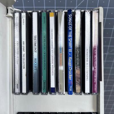 Case of CD's; Some Rock, Some Easy Listen