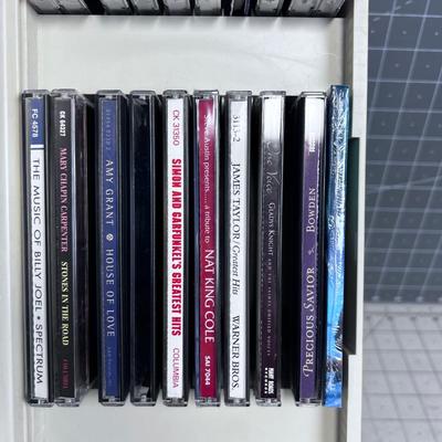 Case of CD's; Some Rock, Some Easy Listen