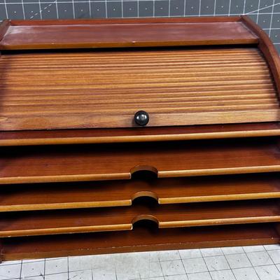 Roll Top Desk Organizer 
