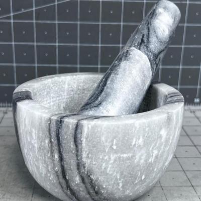 Marble Mortar and Pestle 