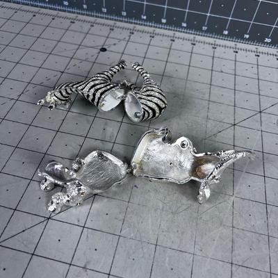 Be-Jeweled Zebra and Elephant 
