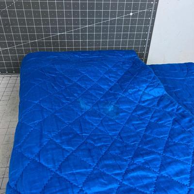 Vintage Hand Crafted QUILT Sateen