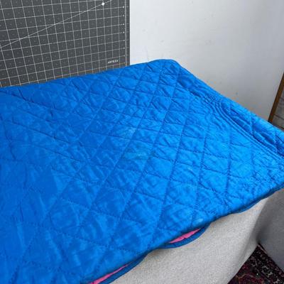 Vintage Hand Crafted QUILT Sateen